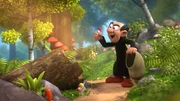 Papa Schlumpf gerät in die Fänge von Gargamel.