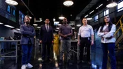 L-R: Herbie Hambright (Alex Brightman), Harold Cooper (Harry Lennix), Dembe Zuma (Hisham Tawfiq), Donald Ressler (Diego Klattenhoff), Siya Malik (Anya Banerjee)