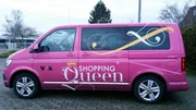 Der Shopping Queen Bus mit neuem Logo. Der Shopping Queen Bus mit neuem Logo.