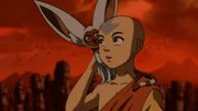 L-R: Momo, Aang