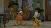 Jon fährt zwei Tage auf eine Comic-Messe und Garfield schmeißt solange den Haushalt.