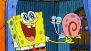 L-R: SpongeBob, Gary