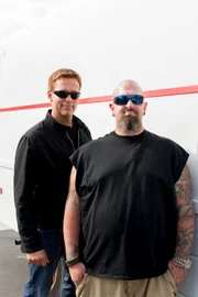 L-R: Allen Lee Haff and Clinton 'Ton' Jones.
