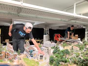 Arbeiten am Rio-Modell