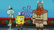 L-R: Squidward, SpongeBob, Gordon