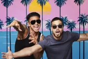 L-R: Pauly D and Vinny Guadagnino