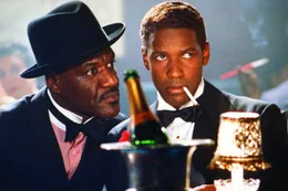 L-R:  West Indian Archie (Delroy Lindo) und Malcolm X (Denzel Washington)