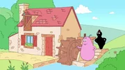 L-R: Barbapapa, Barbamama