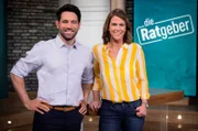 Anne Brüning und Daniel Johé führen im wöchentlichen Wechsel durch das Ratgebermagazin "Die Ratgeber", von Montag bis Freitag um 18:45 Uhr im hr-fernsehen. Anne Brüning und Daniel Johé.