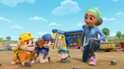 v.li.: Rubble, Wheeler, Motor, Coach Karima