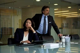 Diane Lester (Caitriona Balfe), Avery Goodloe (Dennis Boutsikaris)