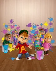 L-R: Theodore, Jeanette, Alvin, Eleanor, Simon, Brittany