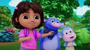 v.li.: Dora, Benny, Boots