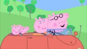 L-R: Peppa Pig, George Pig, Mummy Pig, Daddy Pig