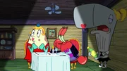 L-R: Mrs. Puff, Mr. Krabs, Pearl