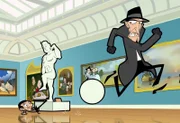 v.li.: Mr. Bean, Art Thief