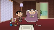 v.li.: Mr. Bean, Julia Wicket