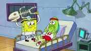 SpongeBob (l.)