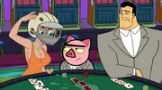 Spanky Ham (m.), Captain Leslie Hero (r.)