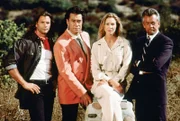 3. Staffel: (v.l.): Reno Raines (Lorenzo Lamas), Bobby Sixkiller (Branscombe Richmond), Cheyenne Phillips (Kathleen Kinmont) und Marshal Dixon (Stephen J. Cannell)