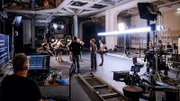 Dreharbeiten im technischen Museum, Choreografin Cathy Marston mit den Tänzer*Innen Trevor Hayden, Sinthia Liz, Sveva Gargiulo, Natalya Butchko, Andrés Garcia Torres und Laura Cislaghi.