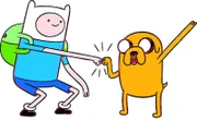 L-R: Finn (Jeremy Shada), Jake (John DiMaggio)