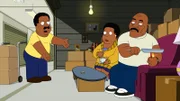 L-R: Cleveland Brown, Evelyn "Cookie" Brown, LeVar "Freight Train" Brown