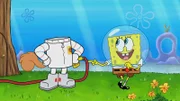 L-R: Sandy, SpongeBob