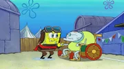 SpongeBob (l.)