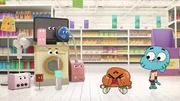 Darwin (2.v.r.), Gumball (r.)