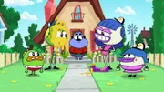 L-R: Buhdeuce, SwaySway, Mr. Flutterbee, Zoona, Roni
