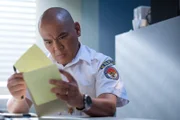 KNKT Investigator Ray Nurcahyo (played by Von Flores) reviews his notes concerning downed Trigana Air Service Flight 267.