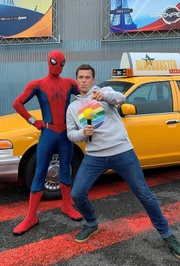 L-R: Spider-Man, Benedikt Weber