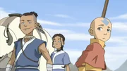L-R: Sokka, Katara, Aang