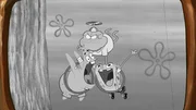 v.li.: Patrick, Old Man Walker, SpongeBob