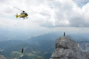 Die Bergretter im Einsatz.
