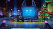 Redbird, Buff, Batcomputer (hinter), Bam, Bibi