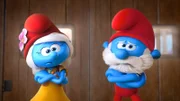Bei einem magischen Duell zaubert Papa Schlumpf versehentlich Gargamel und Azrael ins Dorf. Kann er zusammen mit Schlumpfhilde den Zauber rückgängig machen?