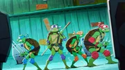 v.li.: Leonardo, Donatello, Michelangelo, Raphael