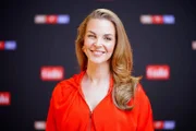 Moderatorin Annika Lau