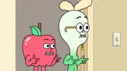 L-R: Apple and Onion