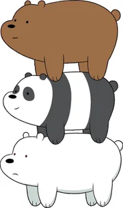 Top to bottom: Grizzly, Panda Bear, Ice Bear