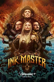 Key art for Ink Master season 15, streaming on Paramount+, 2023.  CREDIT: Paramount+    ©2023 Spike Cable Networks Inc. All Rights Reserved. Ink Master and all related titles and logos are trademarks of Spike Cable Networks Inc. Paramount Network is a trademark of Paramount Pictures Corporation.