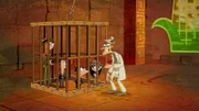 PHINEAS AND FERB - "Phineas and Ferb and the Temple of Juatchadoon" - After locating and retrieving the amulet of Juatchdoon, adventuring archeologist duo Ohio (Phineas) Flynn and Rhode Island (Ferb) Fletcher set off to Central America to help Damsel in Distress Isabella find the Lost Temple of Juatchadoon and her missing mother. However, Dr. Doofenshmirtz has other plans for the amulet - to awaken the evil corn colossus to give him the power to destroy the world, in a new episode of "Phineas and Ferb," MONDAY, JANUARY 16 (6:30p.m. ET/PT) on Disney XD. (DISNEY XD) CANDACE, FERB, PHINEAS, ISABELLA, DR. DOOFENSMIRTZ