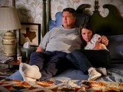 L-R: George Cooper Sr. (Lance Barber), Missy Cooper (Raegan Revord)