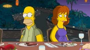 THE SIMPSONS: The Simpsons join other Springfield families on the Van HoutenÕs annual trip to Costa Rica, which they obviously canÕt afford. While there, Homer befriends PattyÕs new girlfriend, Evelyn, and Lisa tracks down the real reason the Van Houtens can go on this trip every year in the ÒLivin La Pura VidaÓ episode of THE SIMPSONS airing Sunday, Nov. 17 (8:00-8:30 PM ET/PT) on FOX. Guest voice Fortune Feimster. THE SIMPSONS ª and © 2019 TCFFC ALL RIGHTS RESERVED.