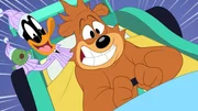 v.li.: Daffy Duck, Junior Bear