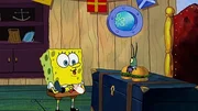 L-R: SpongeBob, Plankton