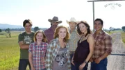 1. Staffel: (v.l.): Borden (Graham Wardle), Mallory Wells (Jessica Amlee), Jack Bartlett (Shaun Johnston), Amy Fleming (Amber Marshall), Tim Fleming (Chris Potter), Samantha Louise "Lou" Fleming (Michelle Morgan) und Scott Cardinal (Nathaniel Arcand)