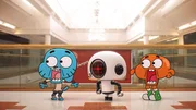 v.li.: Gumball, Bobert, Darwin